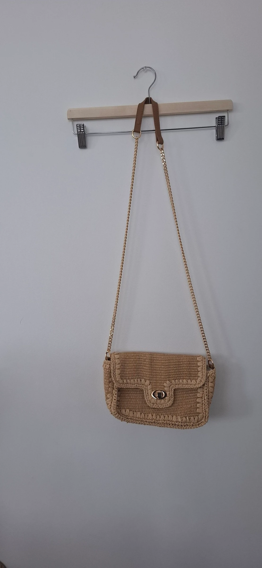 🤎 Sac à main bandoulière effet paille / jute – bohème chic – neuf – photo 14